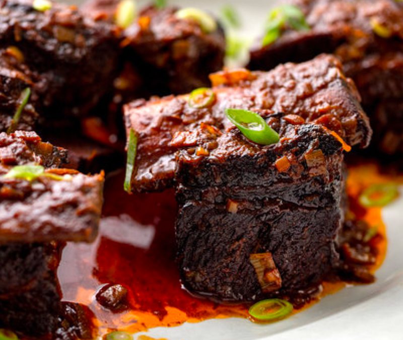 Slow cooked Beef Short Ribs with Coffee & Chilli